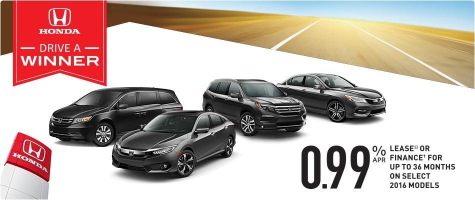 0.99% on select 2016 Models